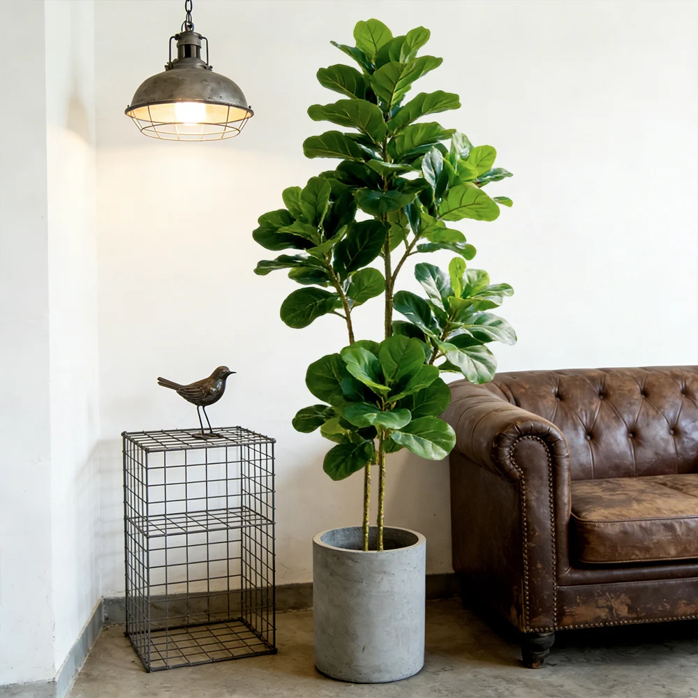64/122cm Artificial Fiddle Fig - Ficus Lyrata Tree review and price