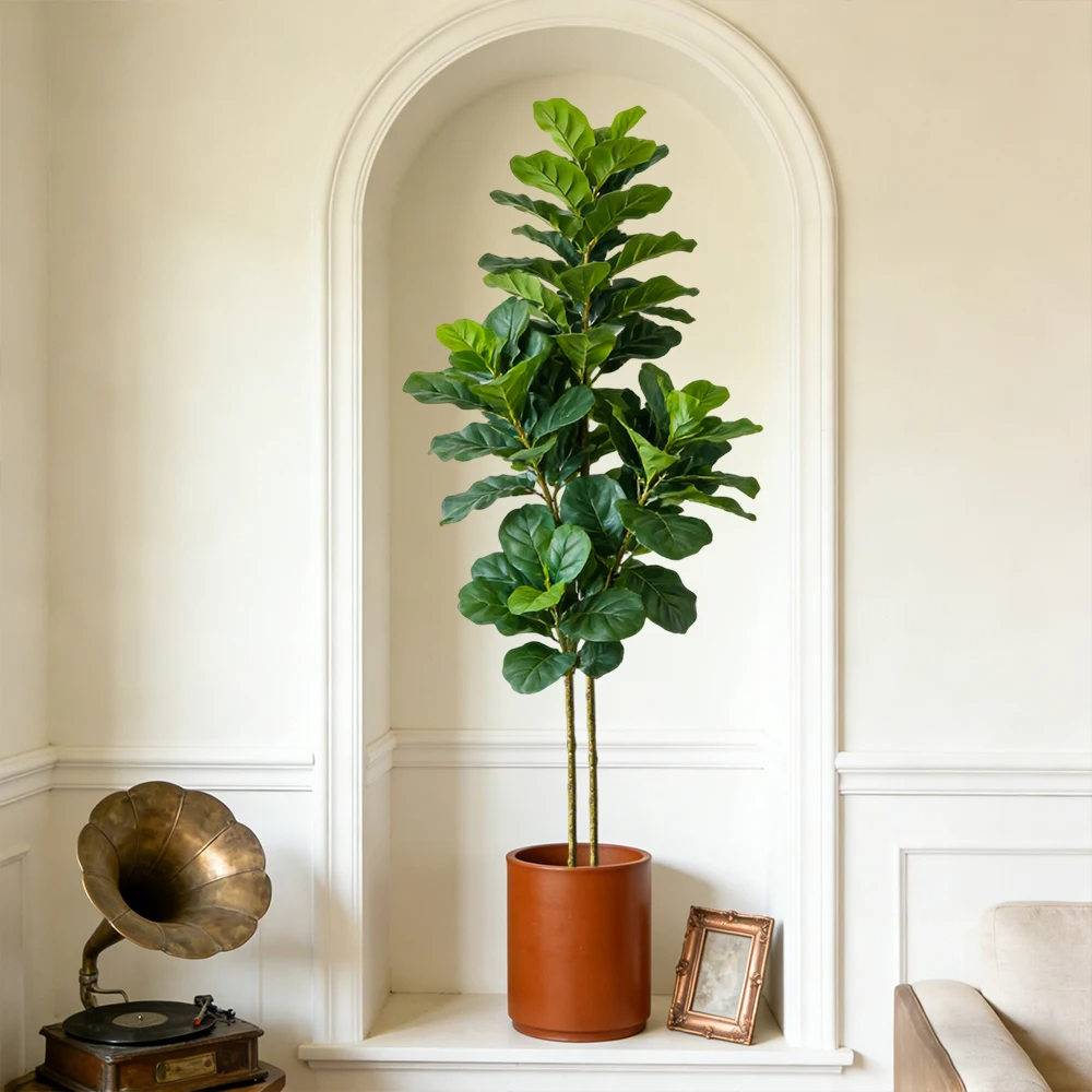 64/122cm Artificial Fiddle Fig - Ficus Lyrata Tree review and price